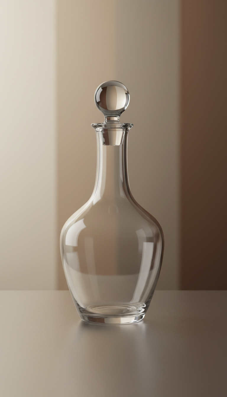 Champagne flute with elongated stem