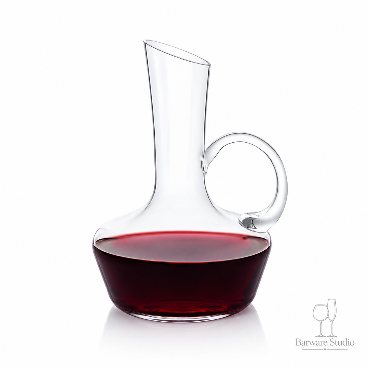 Modern Loop Handle Wine Decanter –