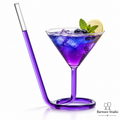 Spiral Straw Cocktail Glass – 250 ml | Single Piece