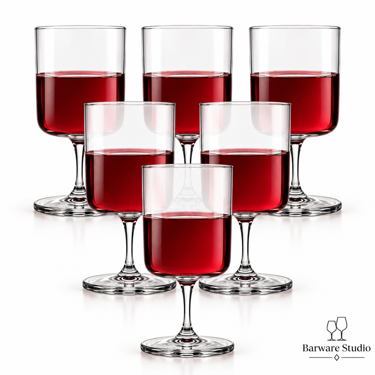 Classic Stemmed Wine Tasting Glass – 300 ml | Set of 6