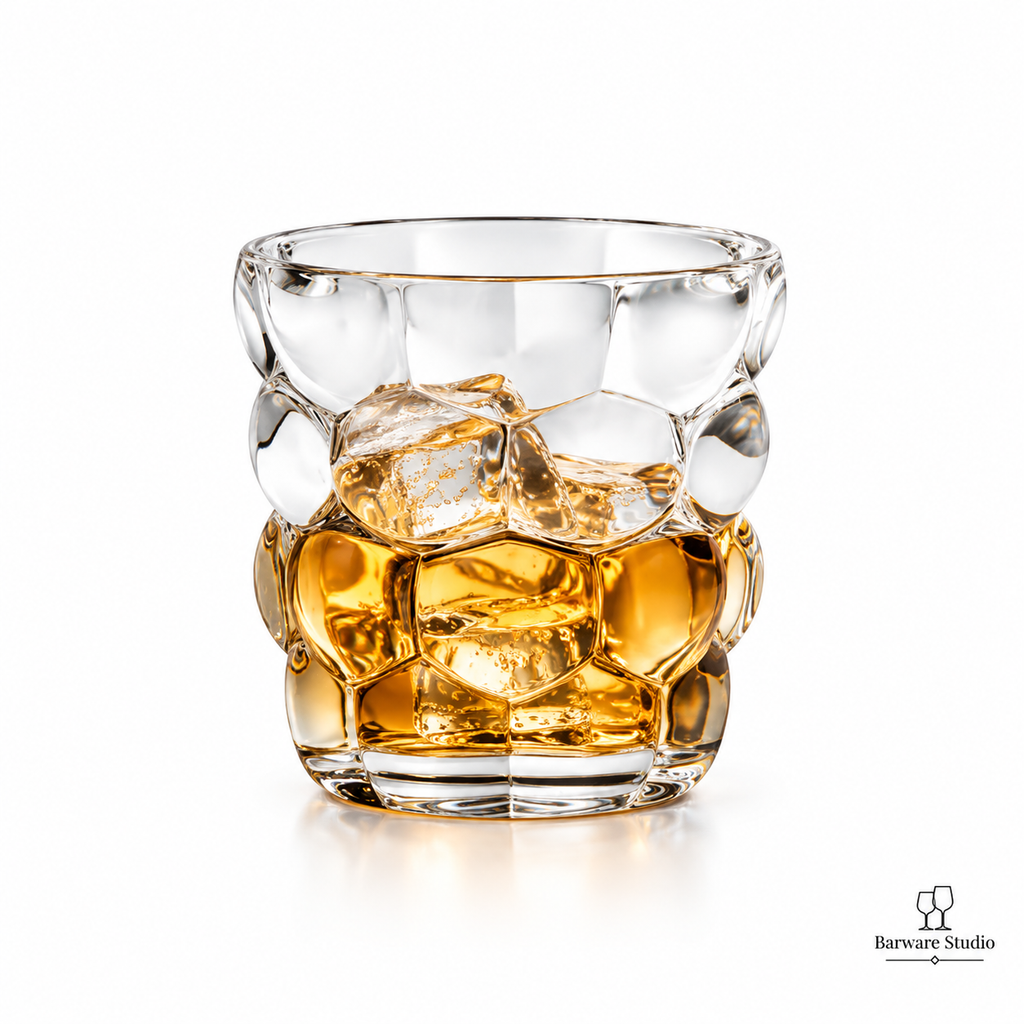 NACHTMANN Bubble Whiskey Tumbler – 240 ml | Set of 4 | Made in Germany