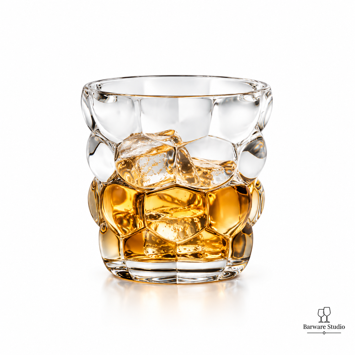 NACHTMANN Bubble Whiskey Tumbler – 240 ml | Set of 4 | Made in Germany