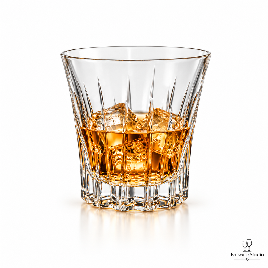 NACHTMANN Cut Crystal Whiskey Tumbler – 240 ml | Set of 4 | Made in Germany