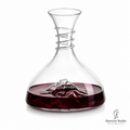 Mountain Peak Crystal Wine Decanter – 1800ml | Premium Aerating Glass Carafe