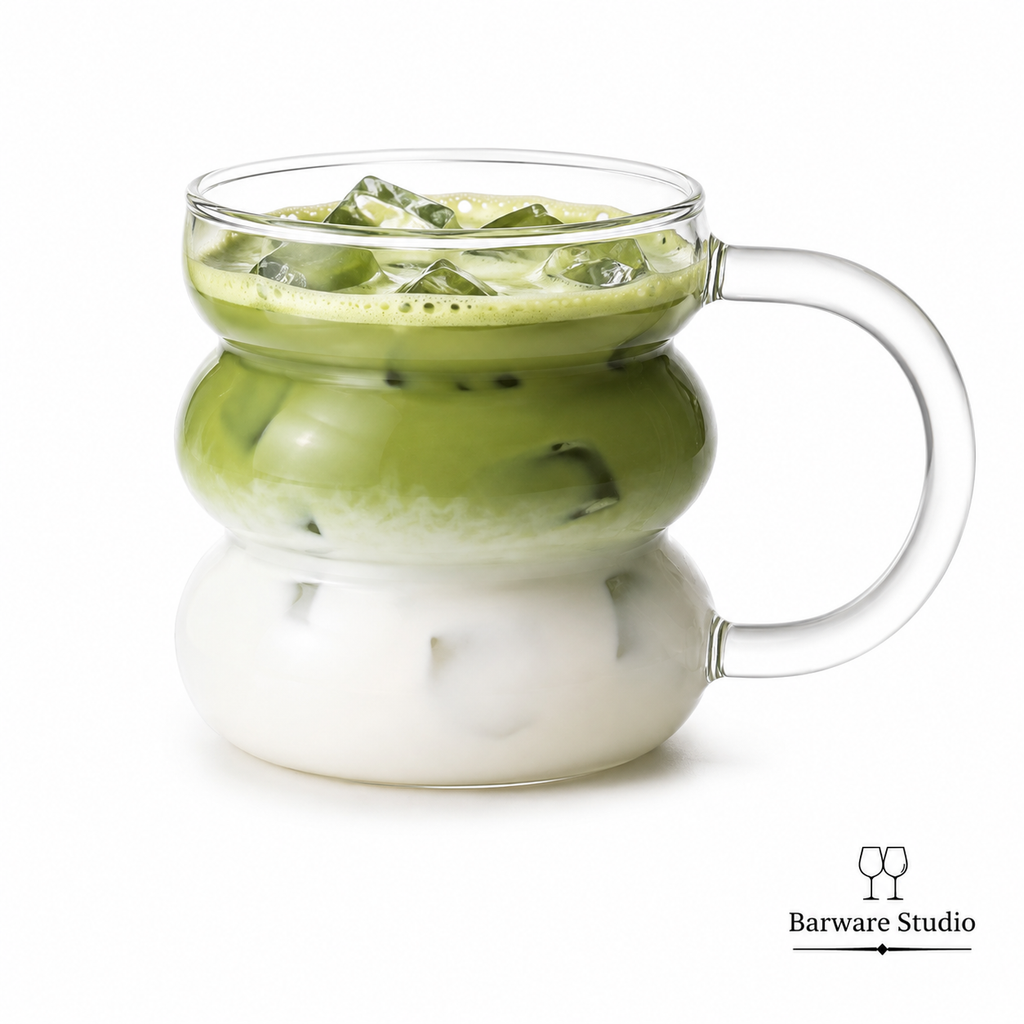 Triple Bubble Glass Mug – 450ml | Single Piece