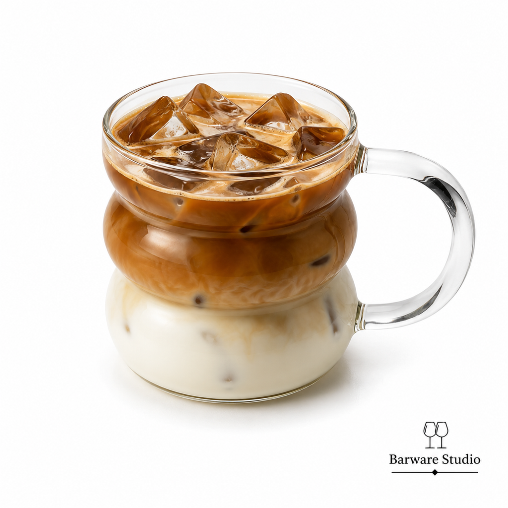 Triple Bubble Glass Mug – 450ml | Single Piece