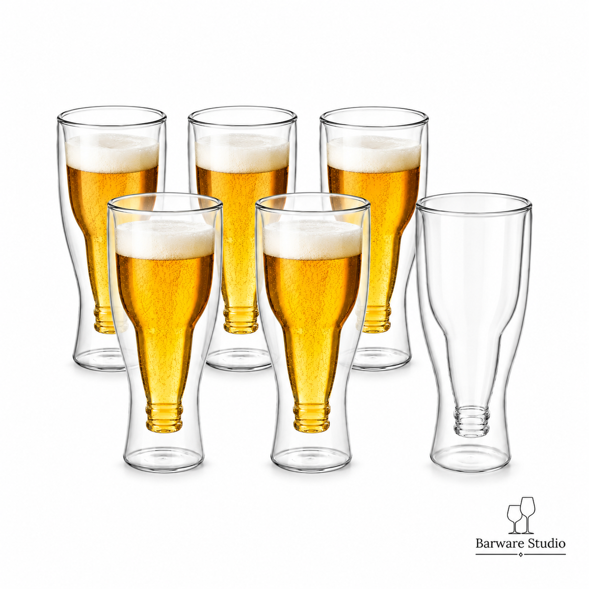 Double Wall Beer Glass – 350ml | Single Piece