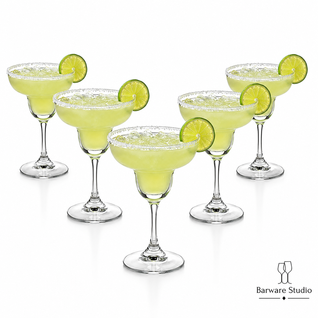 Classic Margarita Cocktail Glass Set – 280 ml | Set of 6