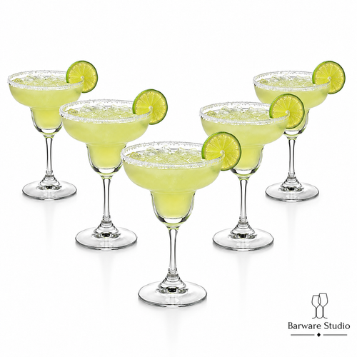 Classic Margarita Cocktail Glass Set – 280 ml | Set of 6