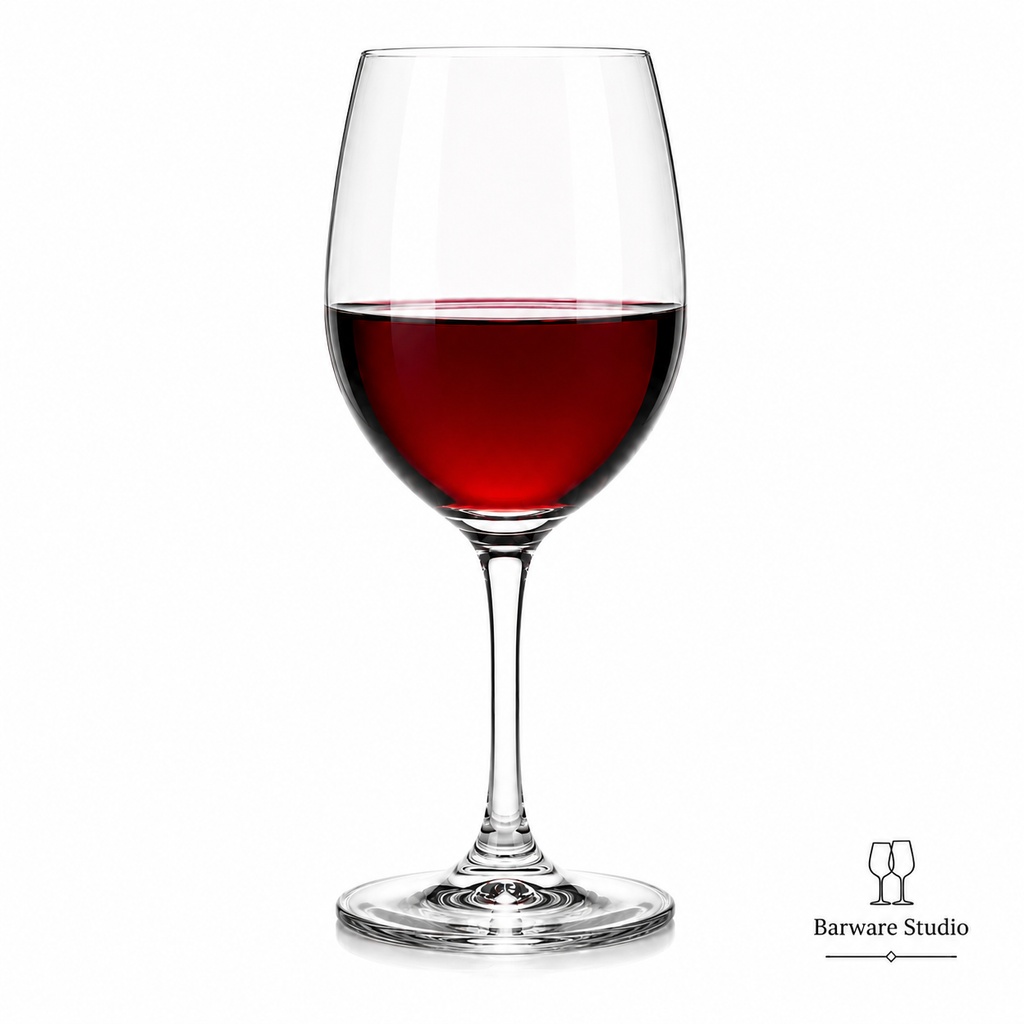 Classic Red Wine Glass Set of 6 – 350ml | Elegant Clear Stemware
