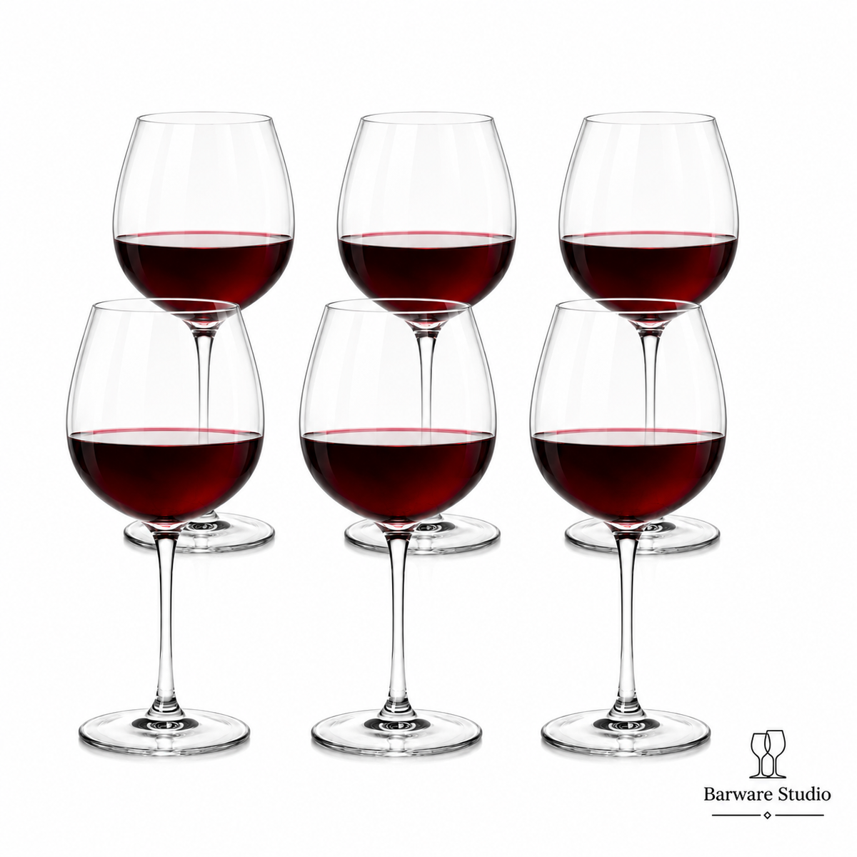 Premium Red Wine Glass Set – 450 ml | Set of 6