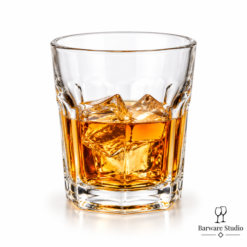 Classic Heavy Base Whiskey Glasses – 300 ml | Set of 6