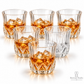 Crystal Whiskey Glasses – 355 ML, Set of 6