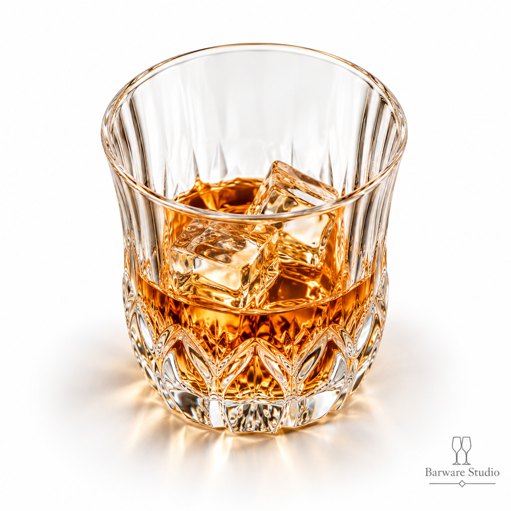 Crystal Whiskey Glasses – 355 ML, Set of 6
