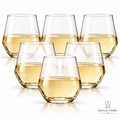 Italian Stemless White Wine Glasses – 390 ML, Set of 6